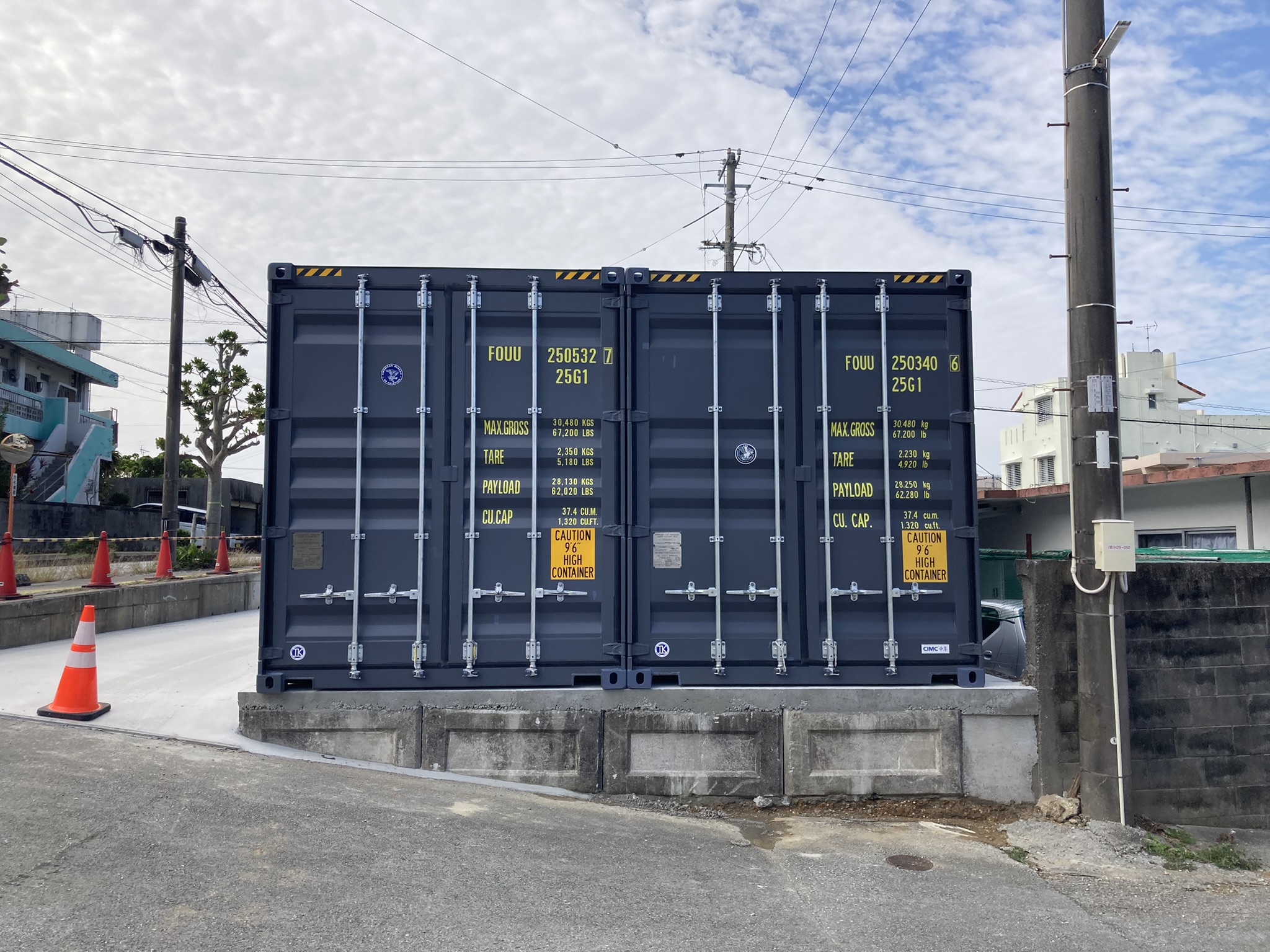 沖縄市_20feetハイキューブ(新品）の画像