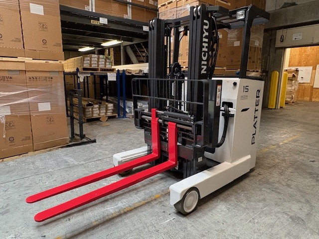 【新車販売】NICHIYU PLATTER 1.5tリーチタイプフォークリフトの画像